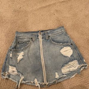 LF/Carmar denim jean skirt